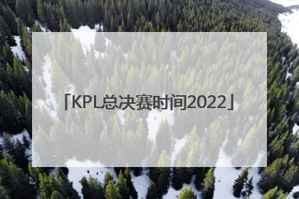 「KPL总决赛时间2022」kpl总决赛时间2022回放